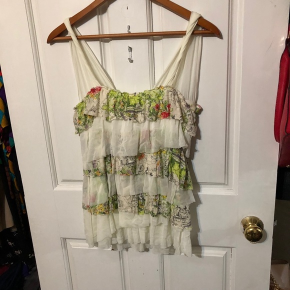 NWT Anthropologie Weston Wear Tiered Floral Tank - Picture 3 of 6